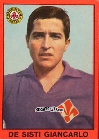 Figurina Giancarlo De Sisti - Tutti I Calciatori 1967-1968 n. 216 - MIRA