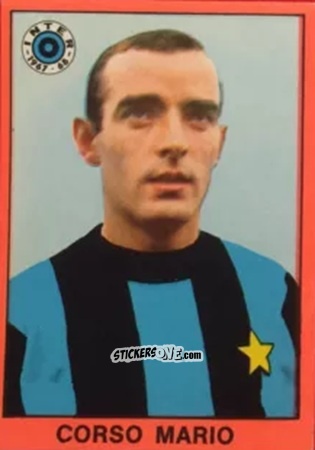 Figurina Mario Corso - Tutti I Calciatori 1967-1968 n. 237 - MIRA