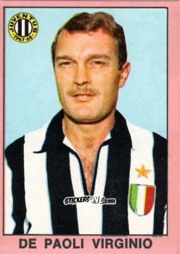 Cromo Virginio De Paoli - Tutti I Calciatori 1967-1968 n. 259 - MIRA