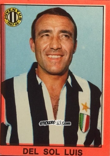 Figurina Luis del Sol - Tutti I Calciatori 1967-1968 n. 260 - MIRA