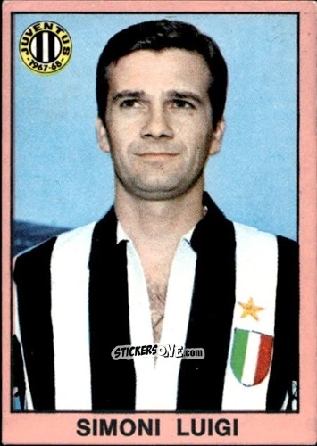 Cromo Luigi Simoni - Tutti I Calciatori 1967-1968 n. 266 - MIRA
