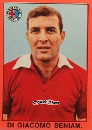 Cromo Beniamino Di Giacomo - Tutti I Calciatori 1967-1968 n. 305 - MIRA