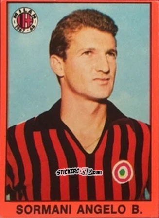 Figurina Angelo Benedicto Sormani - Tutti I Calciatori 1967-1968 n. 326 - MIRA