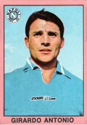 Figurina Antonio Girardo - Tutti I Calciatori 1967-1968 n. 349 - MIRA