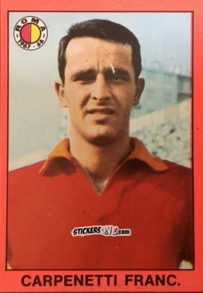Cromo Francesco Carpenetti - Tutti I Calciatori 1967-1968 n. 362 - MIRA