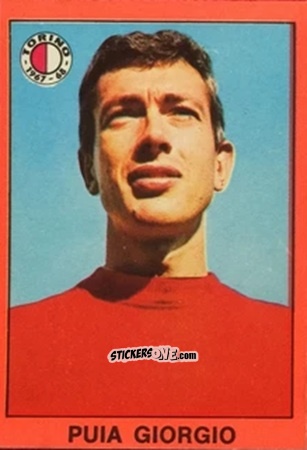 Sticker Giorgio Puia - Tutti I Calciatori 1967-1968 n. 423 - MIRA