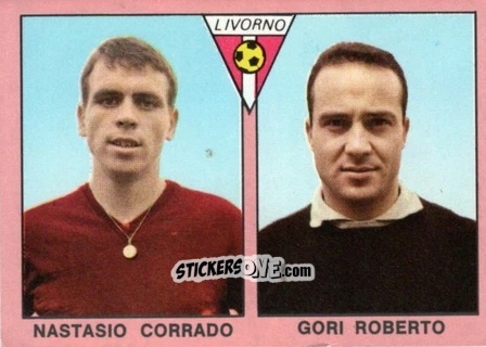 Cromo Corrado Nastasio / Roberto Gori - Tutti I Calciatori 1967-1968 n. 518 - MIRA