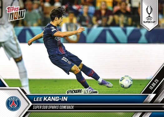 Cromo Lee Kang-in - Now Uefa Champions League 2025-2026 n. 4 - Topps