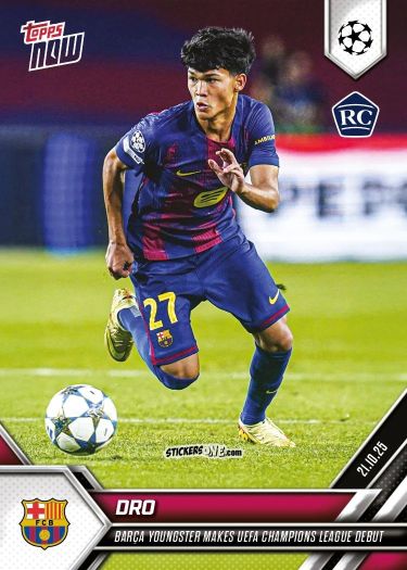 Sticker Dro - Now Uefa Champions League 2025-2026 n. 31 - Topps