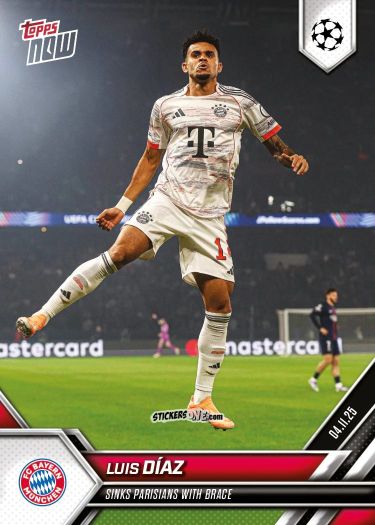 Cromo Luis Diaz - Now Uefa Champions League 2025-2026 n. 44 - Topps
