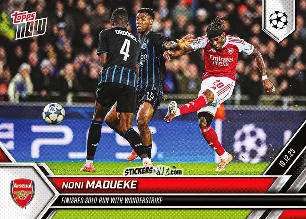 Sticker Noni Madueke - Now Uefa Champions League 2025-2026 n. 69 - Topps