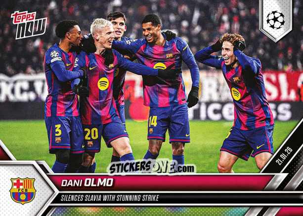 Cromo Dani Olmo - Now Uefa Champions League 2025-2026 n. 80 - Topps