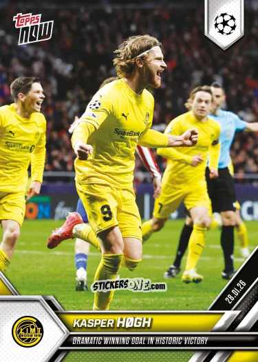 Figurina Kasper Hogh - Now Uefa Champions League 2025-2026 n. 86 - Topps