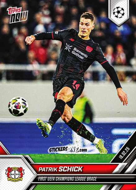 Sticker Patrick Schick - Now Uefa Champions League 2025-2026 n. 93 - Topps