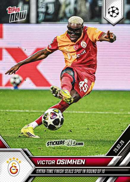 Cromo Victor Osimhen - Now Uefa Champions League 2025-2026 n. 99 - Topps