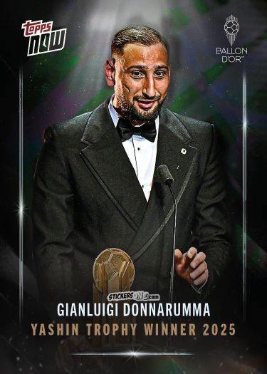 Sticker Gianluigi Donnarumma - Ballon D'Or 2025 n. 5 - Topps