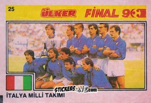 Cromo Team Photo - Final 90
 n. 25 - Ulker