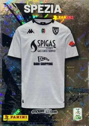 Figurina Spezia - Maglie - Calciatori Serie BKT 2025-2026
 n. 17 - Panini