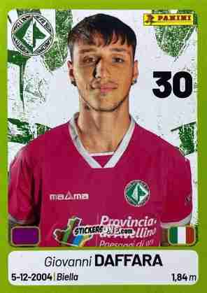 Cromo Giovanni Daffara - Calciatori Serie BKT 2025-2026
 n. 23 - Panini