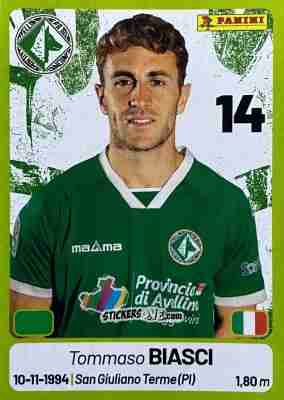 Cromo Tommaso Biasci - Calciatori Serie BKT 2025-2026
 n. 41 - Panini