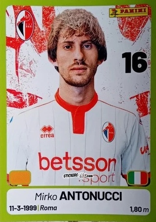 Sticker Mirko Antonucci - Calciatori Serie BKT 2025-2026
 n. 52 - Panini