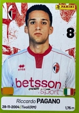 Cromo Riccardo Pagano - Calciatori Serie BKT 2025-2026
 n. 53 - Panini
