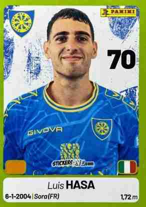 Cromo Luis Hasa - Calciatori Serie BKT 2025-2026
 n. 73 - Panini