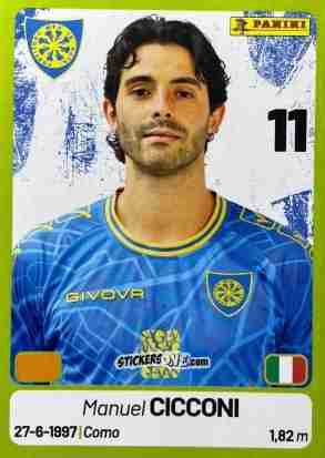 Cromo Manuel Cicconi - Calciatori Serie BKT 2025-2026
 n. 74 - Panini