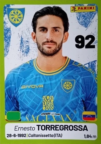 Cromo Ernesto Torregrossa - Calciatori Serie BKT 2025-2026
 n. 81 - Panini