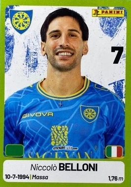 Cromo Niccolò Belloni - Calciatori Serie BKT 2025-2026
 n. 84 - Panini