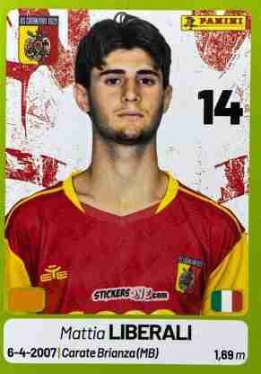 Sticker Mattia Liberali - Calciatori Serie BKT 2025-2026
 n. 96 - Panini