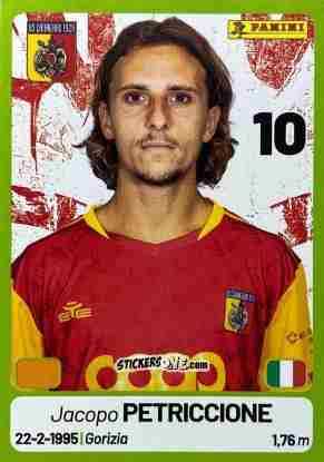 Sticker Jacopo Petriccione - Calciatori Serie BKT 2025-2026
 n. 99 - Panini