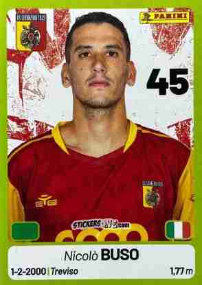 Sticker Nicolò Buso - Calciatori Serie BKT 2025-2026
 n. 107 - Panini