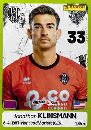 Cromo Jonathan Klinsmann - Calciatori Serie BKT 2025-2026
 n. 110 - Panini