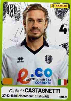 Cromo Michele Castagnetti - Calciatori Serie BKT 2025-2026
 n. 122 - Panini