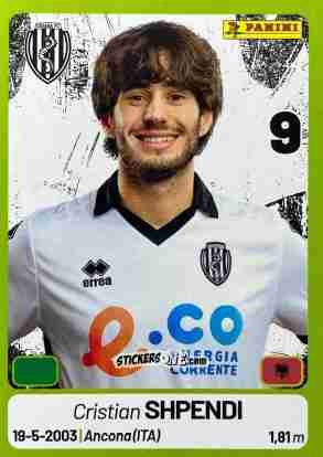 Cromo Cristian Shpendi - Calciatori Serie BKT 2025-2026
 n. 126 - Panini