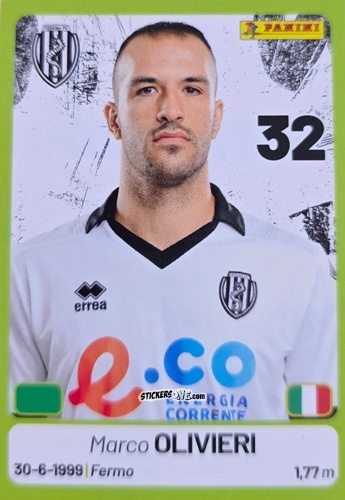 Cromo Marco Olivieri - Calciatori Serie BKT 2025-2026
 n. 129 - Panini