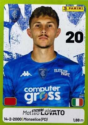 Cromo Matteo Lovato - Calciatori Serie BKT 2025-2026
 n. 134 - Panini