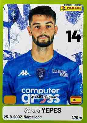 Cromo Gerard Yepes - Calciatori Serie BKT 2025-2026
 n. 143 - Panini