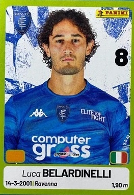Cromo Luca Belardinelli - Calciatori Serie BKT 2025-2026
 n. 145 - Panini
