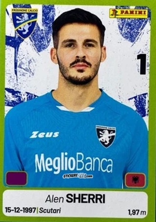 Cromo Alen Sherri - Calciatori Serie BKT 2025-2026
 n. 155 - Panini