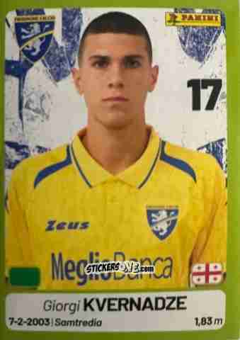 Cromo Giorgi Kvernadze - Calciatori Serie BKT 2025-2026
 n. 169 - Panini