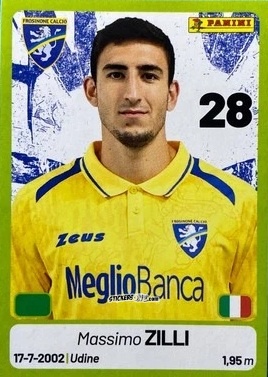 Cromo Massimo Zilli - Calciatori Serie BKT 2025-2026
 n. 173 - Panini