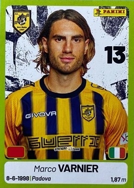 Sticker Marco Varnier - Calciatori Serie BKT 2025-2026
 n. 183 - Panini