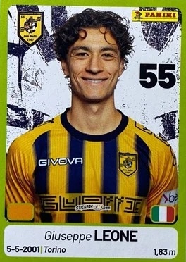 Cromo Giuseppe Leone - Calciatori Serie BKT 2025-2026
 n. 186 - Panini