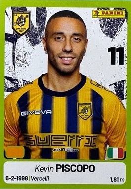 Cromo Kevin Piscopo - Calciatori Serie BKT 2025-2026
 n. 187 - Panini