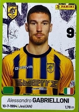 Cromo Alessandro Gabrielloni - Calciatori Serie BKT 2025-2026
 n. 192 - Panini