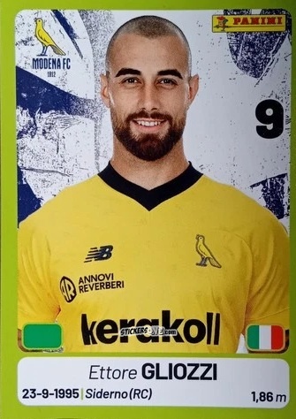 Cromo Ettore Gliozzi - Calciatori Serie BKT 2025-2026
 n. 237 - Panini