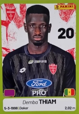 Sticker Demba Thiam - Calciatori Serie BKT 2025-2026
 n. 242 - Panini