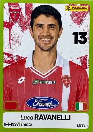 Sticker Luca Ravanelli - Calciatori Serie BKT 2025-2026
 n. 245 - Panini